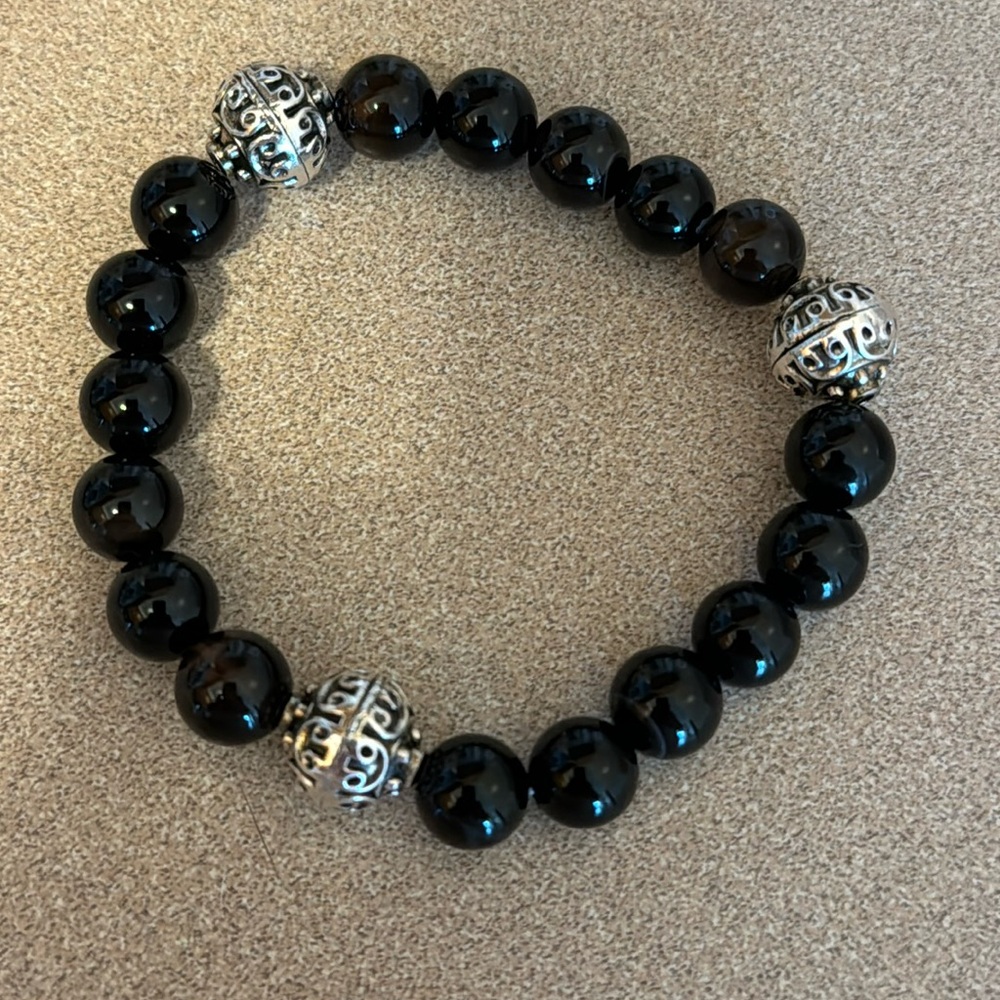 10mm Onyx Agate Bracelet